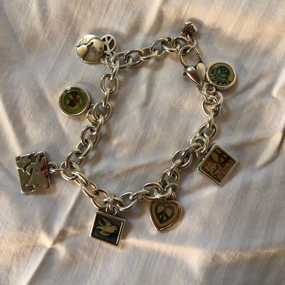 Brighton World Peace Charm Bracelet